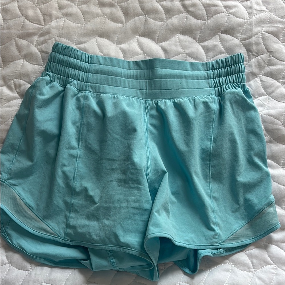 lululemon athletica Turquoise Athletic Shorts